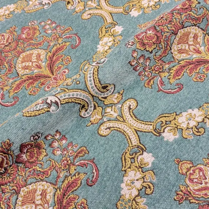 Damask Velvet Classic Relaxed Roman Shade, CL1195