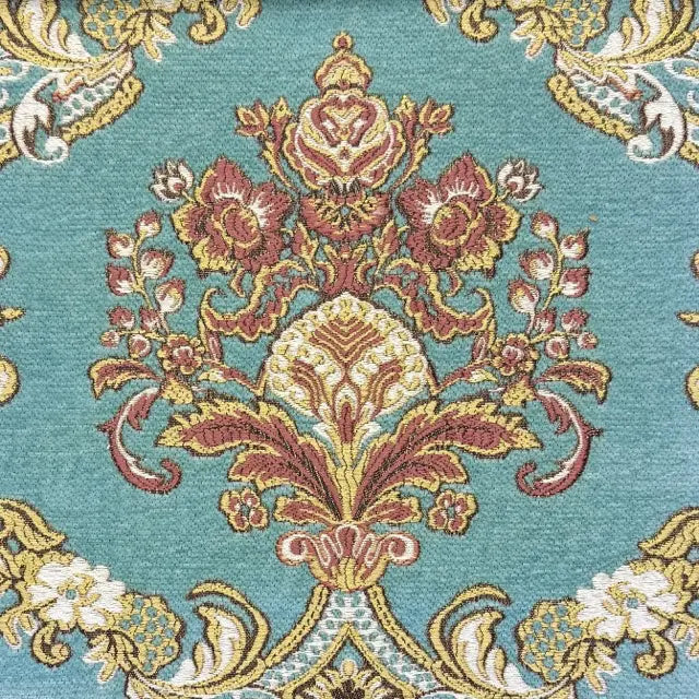 Damask Velvet Classic Relaxed Roman Shade, CL1195