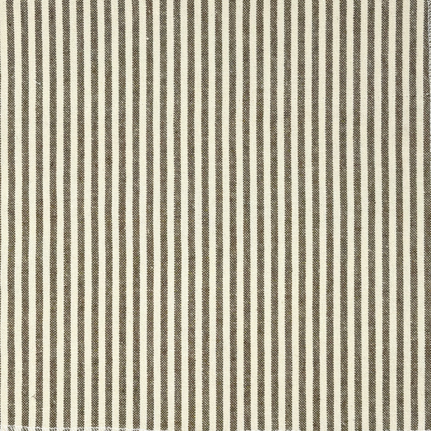 Ticking Striped Cotton Flat Roman Shade, CL1202