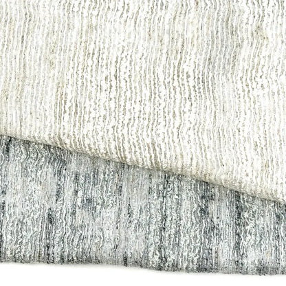 Rippled Textured Linen Blend Fabric by the Yard, 118"Width, CL1203