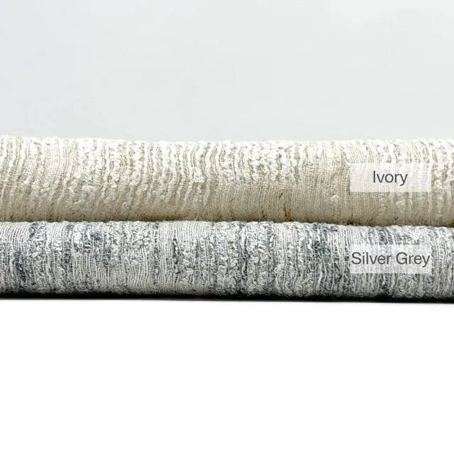 Rippled Textured Linen Blend Fabric by the Yard, 118"Width, CL1203