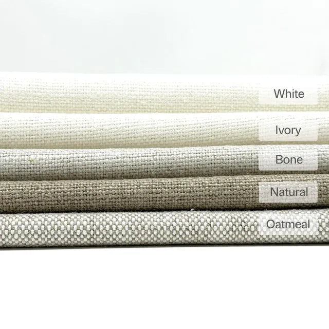 Heavy Weight 100% Linen Flat Roman Shade, CL1205
