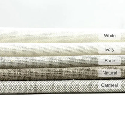 Heavy Weight 100% Linen Flat Roman Shade, CL1205