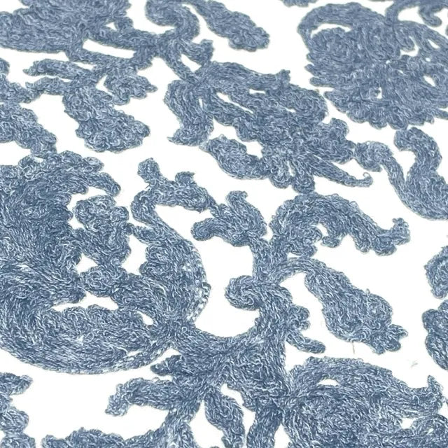 Embroidered Floral Damask Drapery Fabric by The Yard  | 54"Width | CL1208