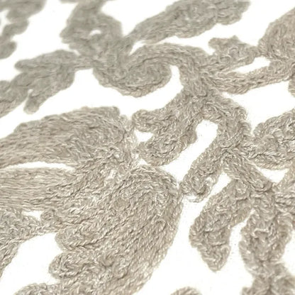 Embroidered Floral Damask Drapery Fabric by The Yard  | 54"Width | CL1208