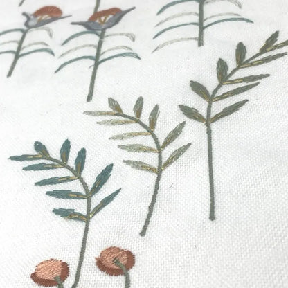 Blossom Botanical Embroidered Drapery Fabric by The Yard  | 54"Width | CL1210