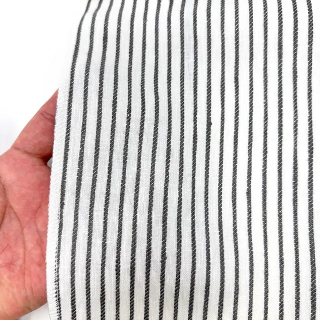 1/2" Ticking Stripe Relaxed Casual Roman Shade, CL1002