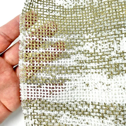 Abstract Linen Blend Sheer Fabric by the Yard, 54"Width, CL1031
