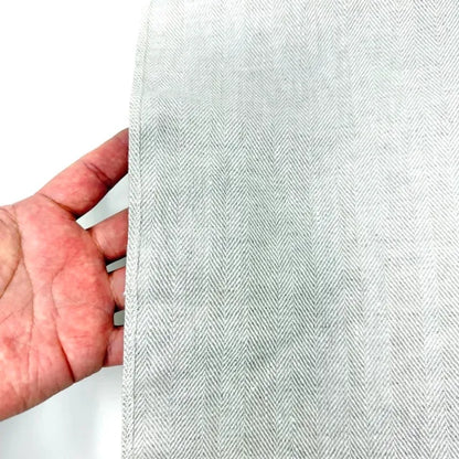 Pink Herringbone Pattern 100% Natural Linen Flat Custom Roman Shade, CL1047