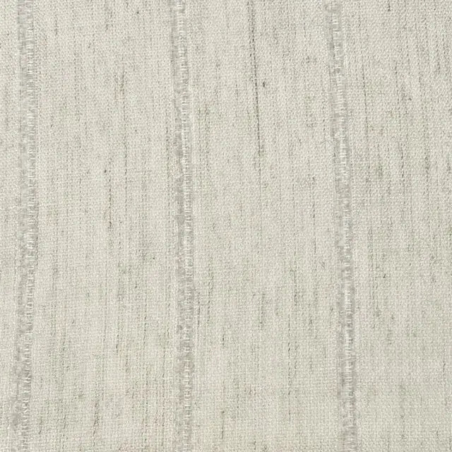 Stripe Embroidery Blend Linen Linen Flat Roman Shade, CL1060