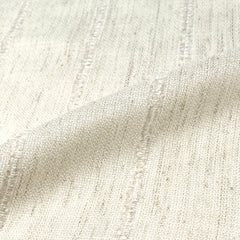 Embroidery Sheer Stripe Linen Flat Relaxed Casual Roman Shade, Farmhouse contemporary Roman Shade(CL1060)