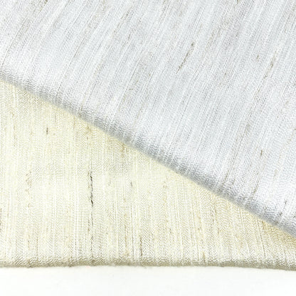 Textured Irregular Blend Linen Farmhouse Flat Roman Shade, CL1061