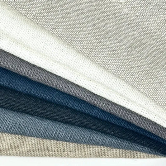 Tumbled Washed Belgian 100% Natural Linen Fabric | 54"Width | CL1064