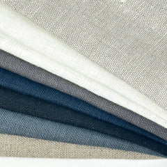 Tumbled Washed Belgian 100% Natural Linen Fabric / 54" Width / CL1064