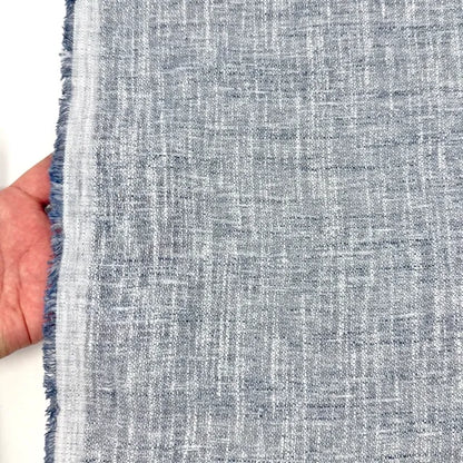 Textured Solid Sheer Linen Blend Fabric By The Yard, 56"Width, CL1065