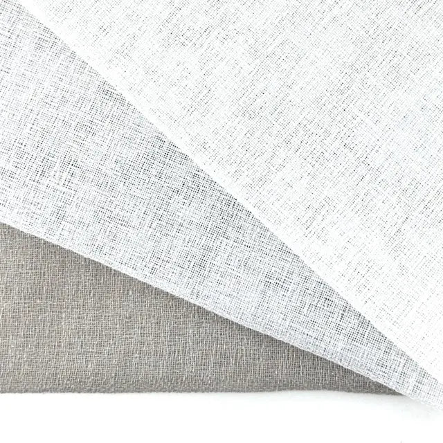 Textured Net Weave Faux Linen Fabric by the Yard, 118"Width, CL1071
