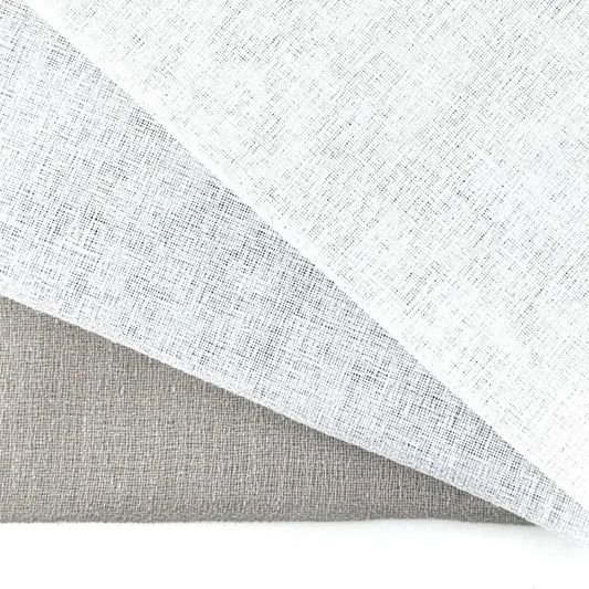 Textured Net Weave Faux Linen Fabric by the Yard, 118"Width, CL1071