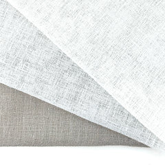 Textured Net Weave Faux Linen Fabric by the Yard / 118" Width / CL1071