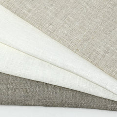 Tumbled Washed Premium Natural Linen Fabric by the Yard / 58" Wide / CL1088