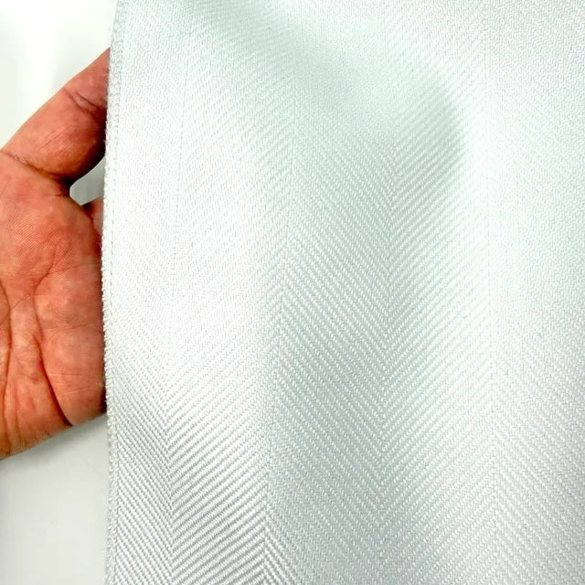Textured Herringbone 3-Pass Blackout Linen Fabric By The Yard, 54"Width, CL1097