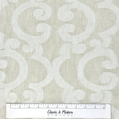 Irregular Geometric Blend Linen Sheer Fabric By The Yard / 54" Width / CL1130