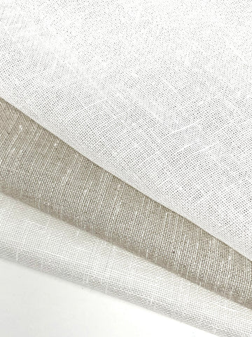 Thick Weaved Faux Linen Fabric By The Yard, Curtain, Drapery, Table Top, 118" Width/CL1084