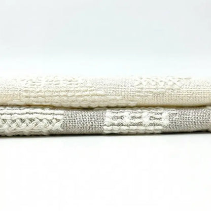 Embroidery Texture Modern Luxury Blend sheer Linen Fabric By The Yard, 53"Width, CL1131