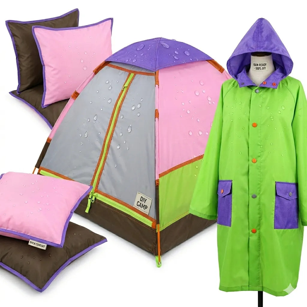 190T Waterproof Cloth Coated Thin Fabrics, CP1001