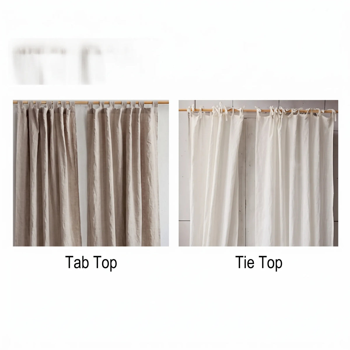 100% French Linen 50% blackout Room Darkening Drapery | CD1030