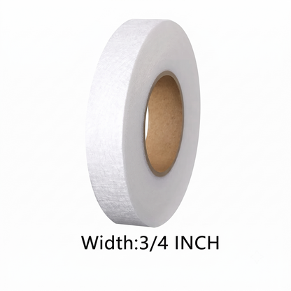 Iron-On Hemming Tape - No-Sew Fabric Fusible Bonding Web for Pants, Curtains, & Drapes | 70 Yards