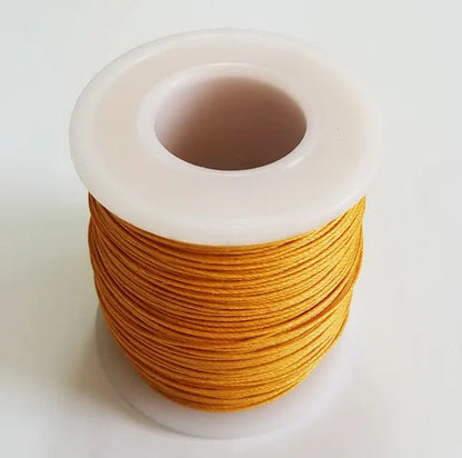 100% Linen Waxed Thread 160 Yard / roll High-Quality Waterproof Twine Cords for Leather Sewing Handmade DIY