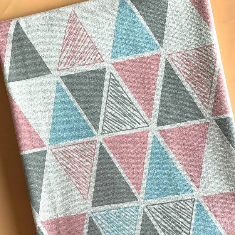 Premium Printed Linen Cotton Blend Fabrics for Sewing, Embroidery, and Home Decor, CA1002