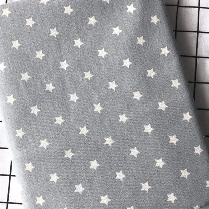 Premium Printed Linen Cotton Blend Fabrics for Sewing, Embroidery, and Home Decor, CA1002