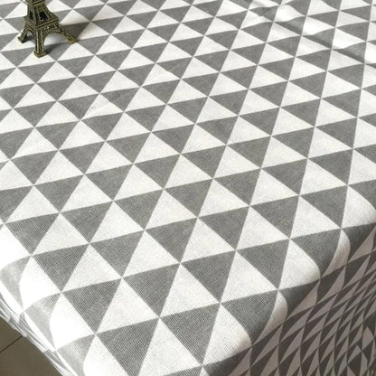 Premium Printed Linen Cotton Blend Fabrics for Sewing, Embroidery, and Home Decor, CA1002