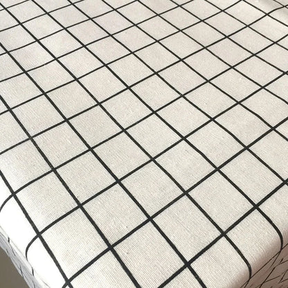 Premium Printed Linen Cotton Blend Fabrics for Sewing, Embroidery, and Home Decor, CA1002