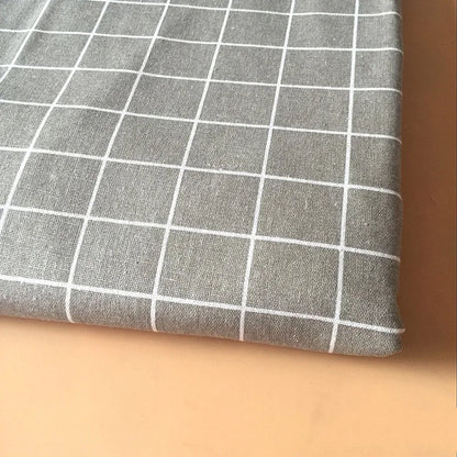 Premium Printed Linen Cotton Blend Fabrics for Sewing, Embroidery, and Home Decor, CA1002