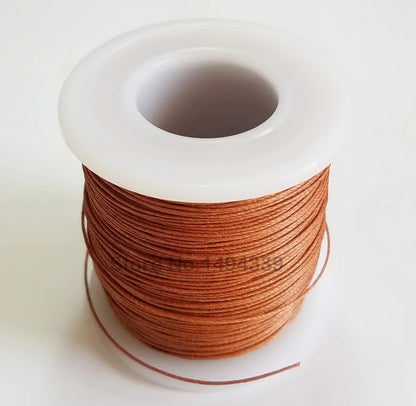 100% Linen Waxed Thread 160 Yard / roll High-Quality Waterproof Twine Cords for Leather Sewing Handmade DIY