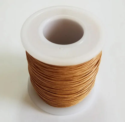 100% Linen Waxed Thread 160 Yard / roll High-Quality Waterproof Twine Cords for Leather Sewing Handmade DIY
