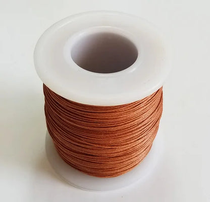 100% Linen Waxed Thread 160 Yard / roll High-Quality Waterproof Twine Cords for Leather Sewing Handmade DIY