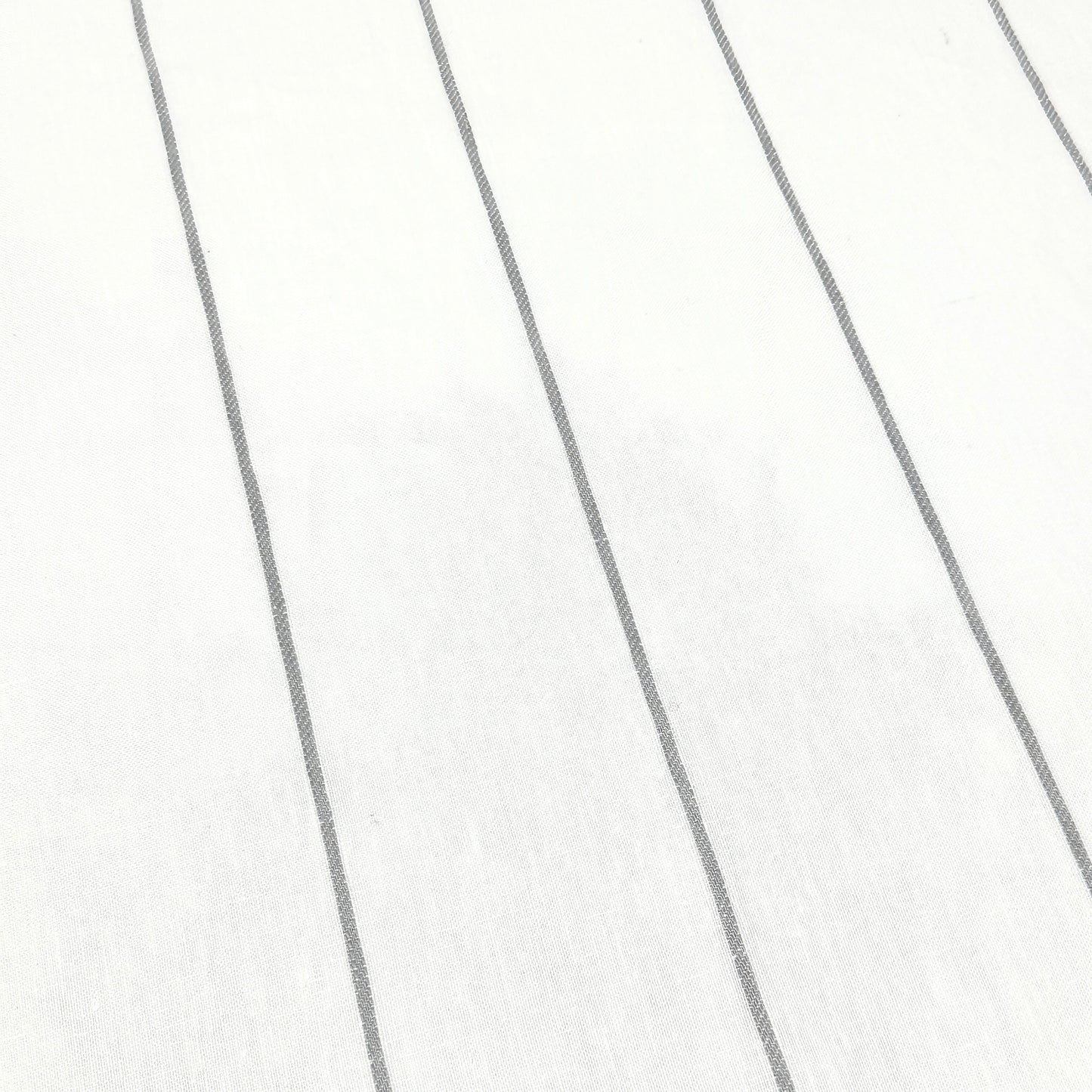 Wide Thin Striped 100% Linen Custom Made Flat Roman Shade/CL1003 - Classic & Modern Home