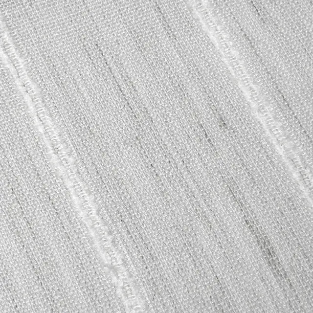 Stripe Embroidery Blend Linen Fabric, 118"Width, CL1060