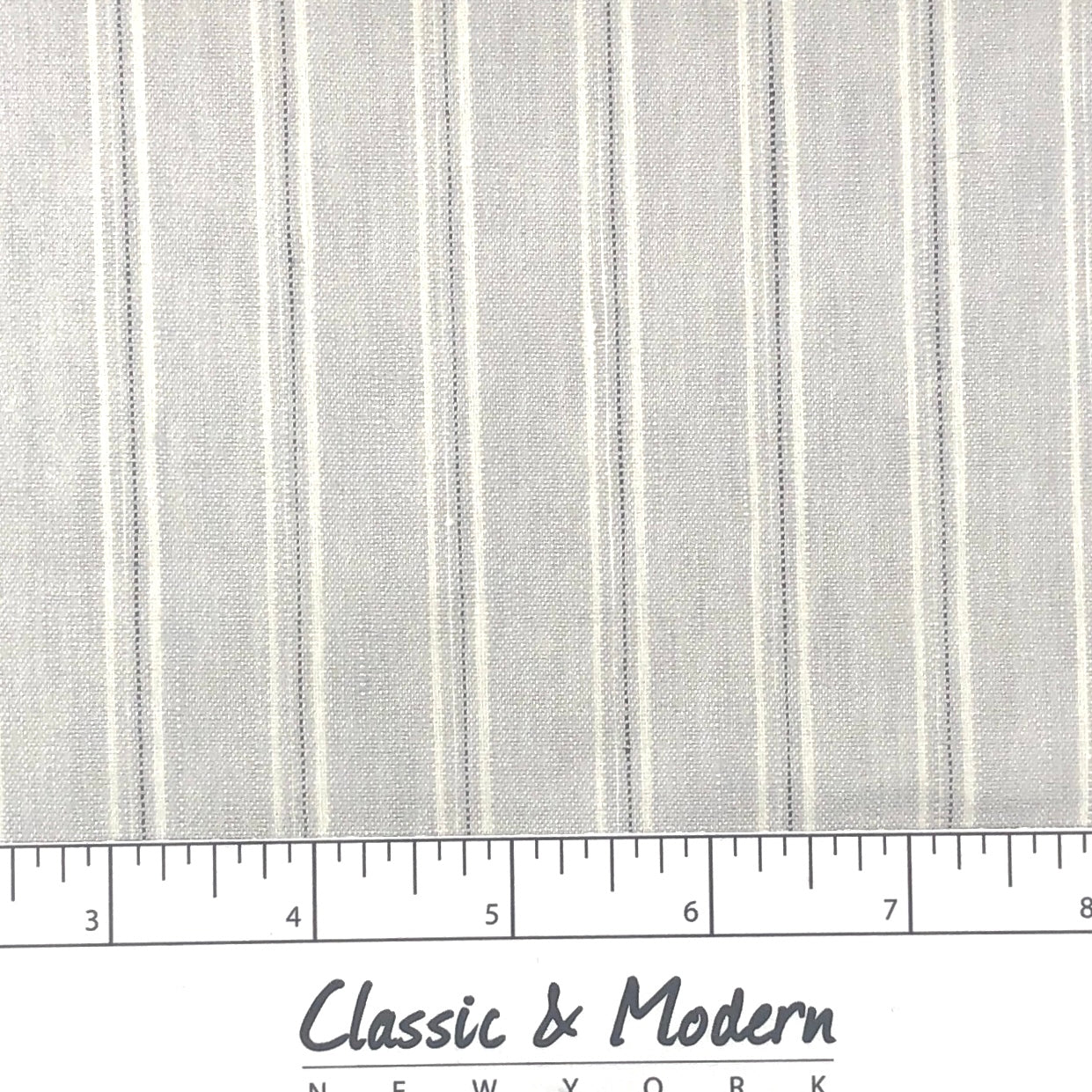7/8" Narrow Faded Stripe Marbella Yarn Dye Fabric by the Yard, 46" Width, CL1008