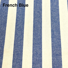 1" Stripe Cotton Fabric By The Yard, Curtain, Drapery, Table Top, Home Decor, 54" Width/CL1025