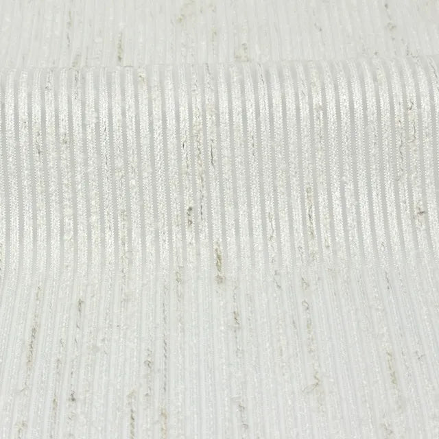 Rustic Striped Textured Semi-Sheer Fabric By The Yard, 118"Width, CL1169
