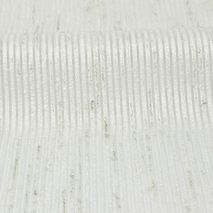 Rustic Striped Textured Semi-Sheer Fabric By The Yard, 118"Width, CL1169