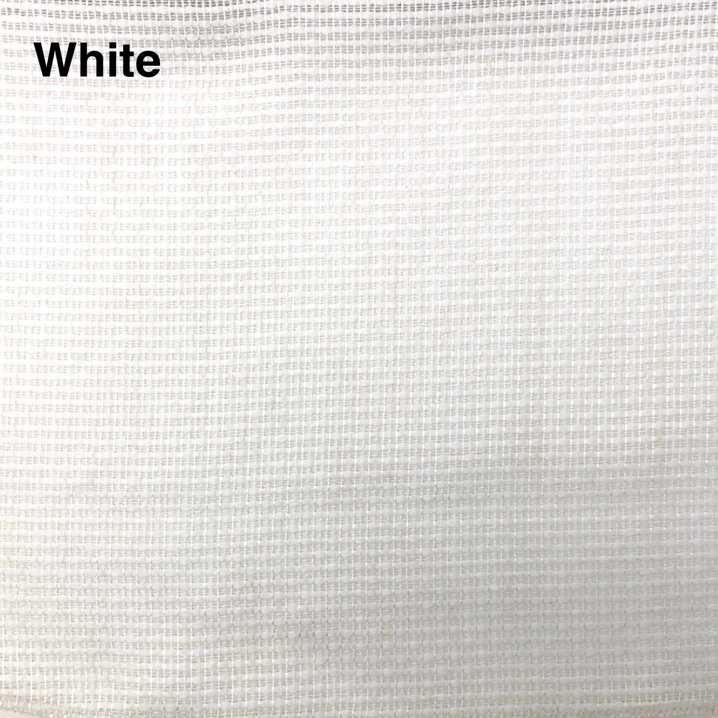 Linen Blend Net Sheer Fabric By The Yard, White, Ivory, Oatmeal, Curtain, Drapery, Table Top, 60" Width/CL1029