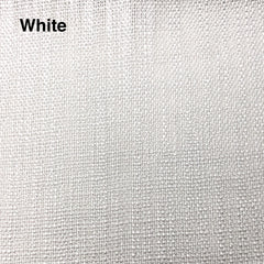 Havarti Faux Linen Sheer Fabric By The Yard, White, Ivory, Grey, Oatmeal, Curtain, Drapery, Table Top, 60" Width/CL1030