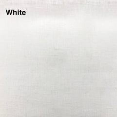 2 Tone Poly Cotton Linen Sheer Fabric By The Yard, White, Ivory, Curtain, Drapery, Table Top, 118" Width/CL1034