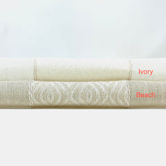 Geo Striped Blend Linen Sheer Fabric By The Yard/CL1138