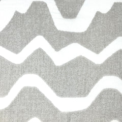 Irregular Wave Geometric Faux linen Fabric By The Yard / 118" Width / CL1135
